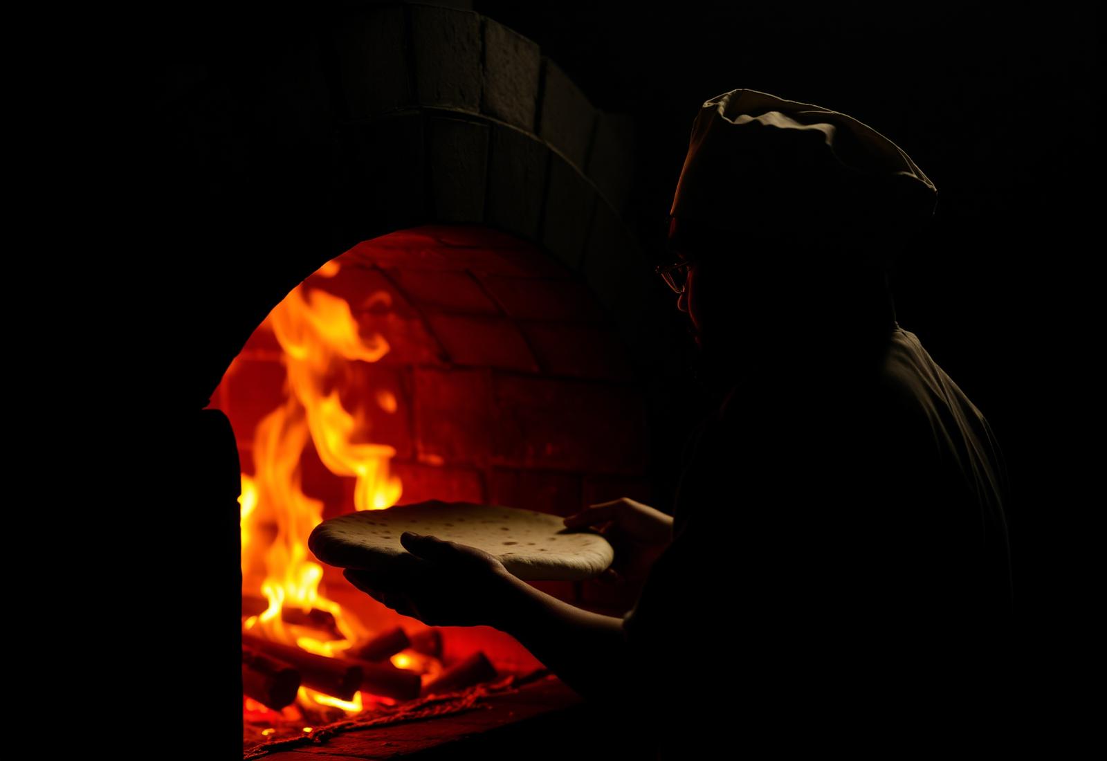 Chef at the tandoor